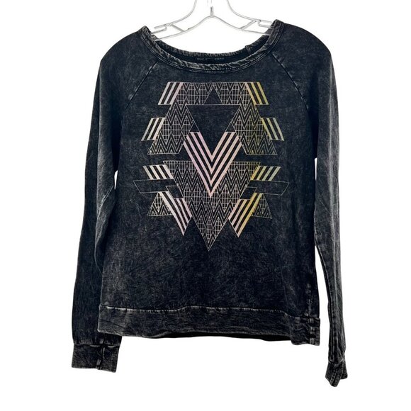 Truly Madly Deeply Women's Long Sleeve Top Geometric Size Medium - Picture 1 of 9
